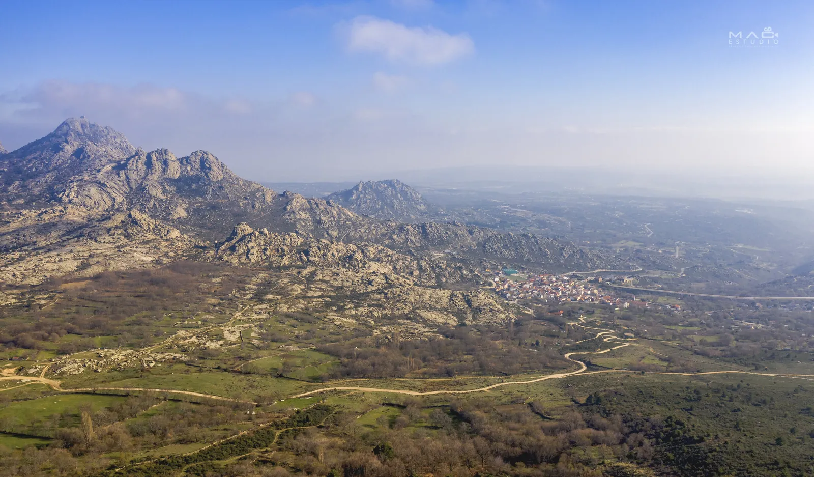 Fotografía aérea La Cabrera. MAC Estudio